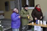 teplému punču neodolal ani p. Dedič, ktorý doviezol na koči Svätého Mikuláša
