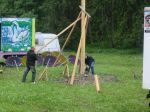 zvalenie mája - pracovníci OÚ - František Čuboň a Metoděj Čuboň