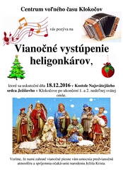 Vianočné vystúpenie heligonkárov