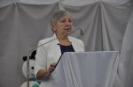Pani Mária Stuchlíková, prednášajúca