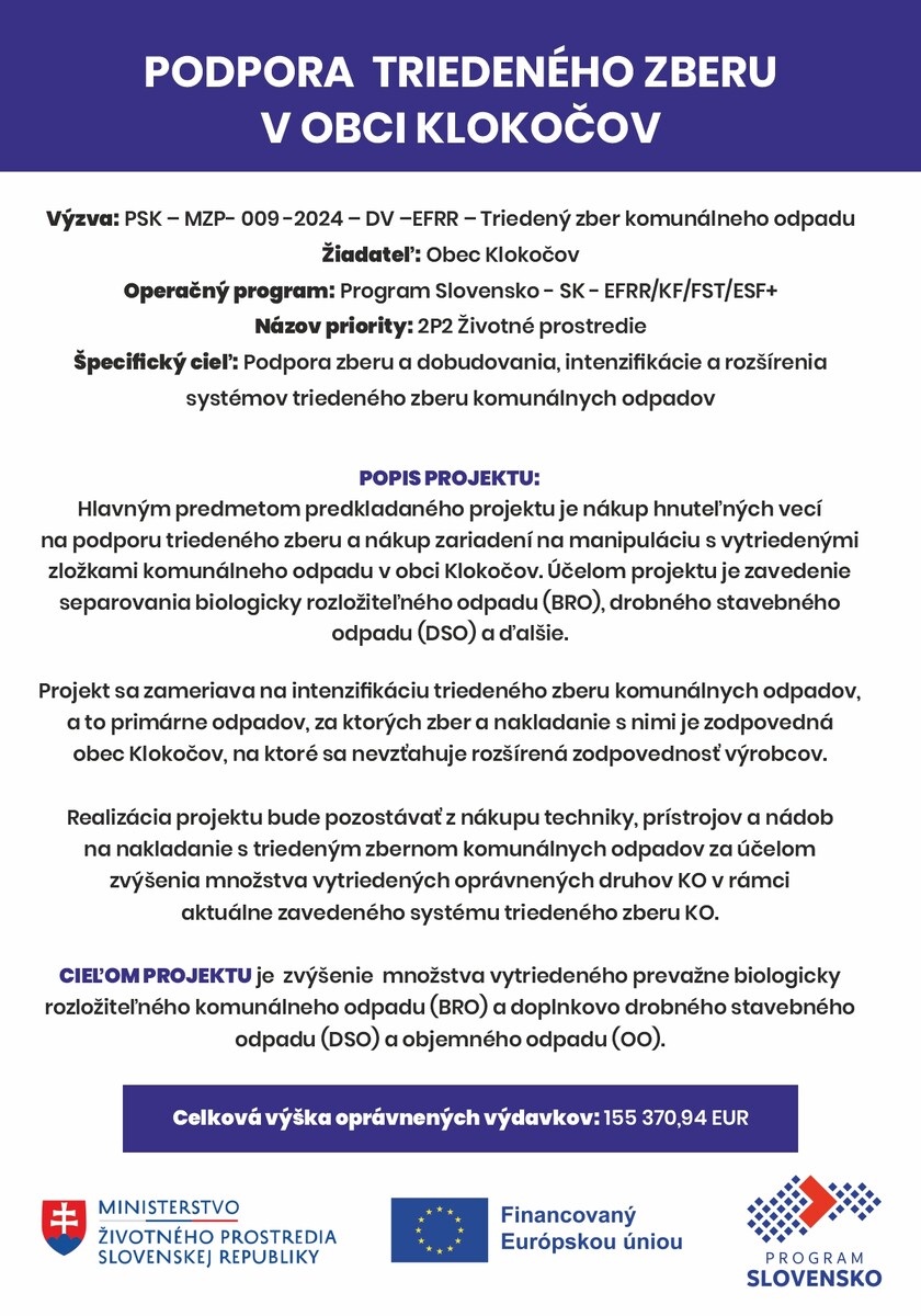 plagat projekt klokocov