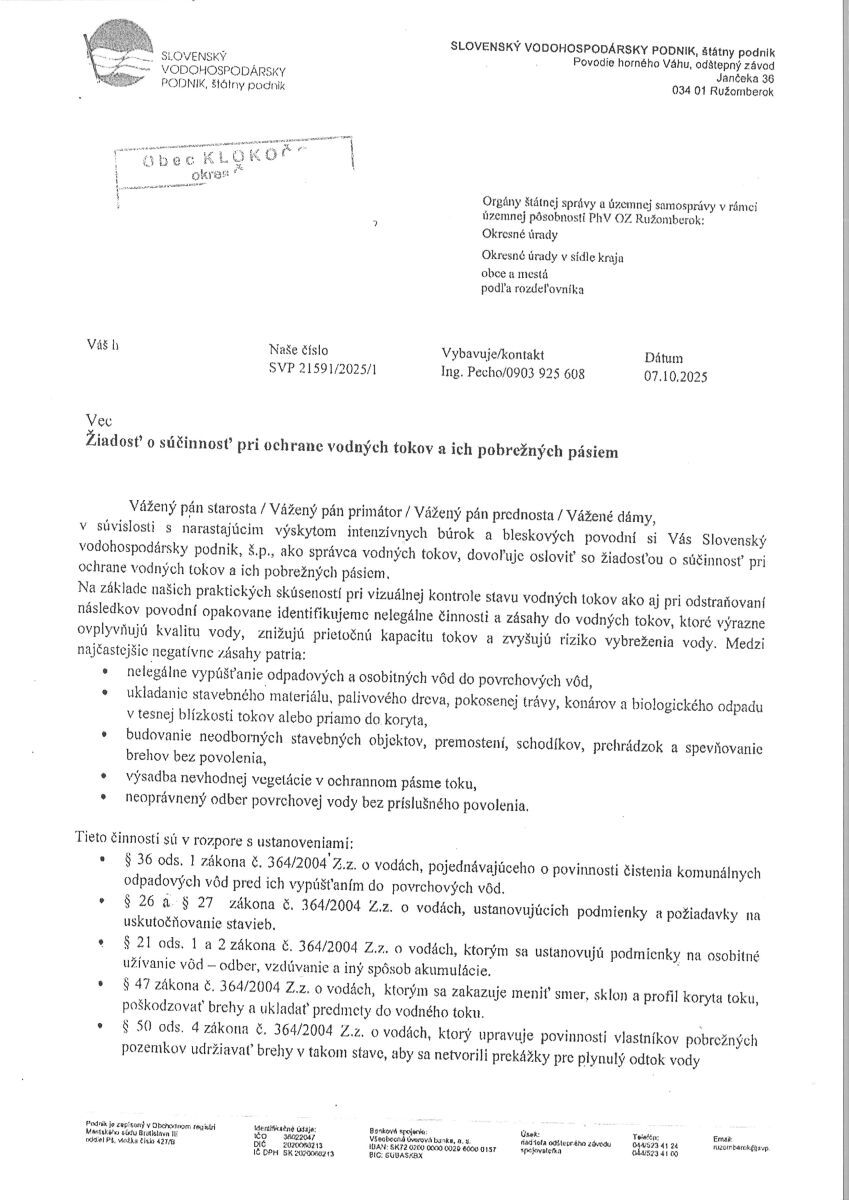 Ochrana vodných tokov