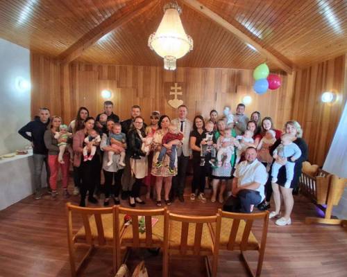 Privítanie najmenších obyvateľov obce Klokočov