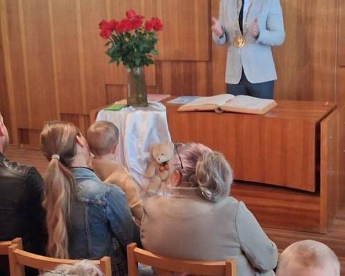 Privítanie najmenších obyvateľov obce Klokočov