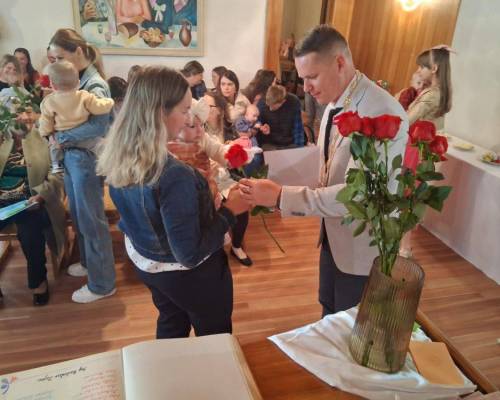Privítanie najmenších obyvateľov obce Klokočov